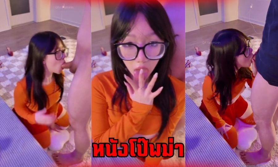 แตกหน้า อมควย สำลัก สาวแว่น สาวเกาหลี น้ำควยแตก น้องมินนี่